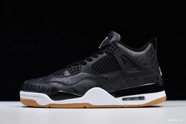 TB Jordan Air Laser 4 Retro Black CI1184-001 0702